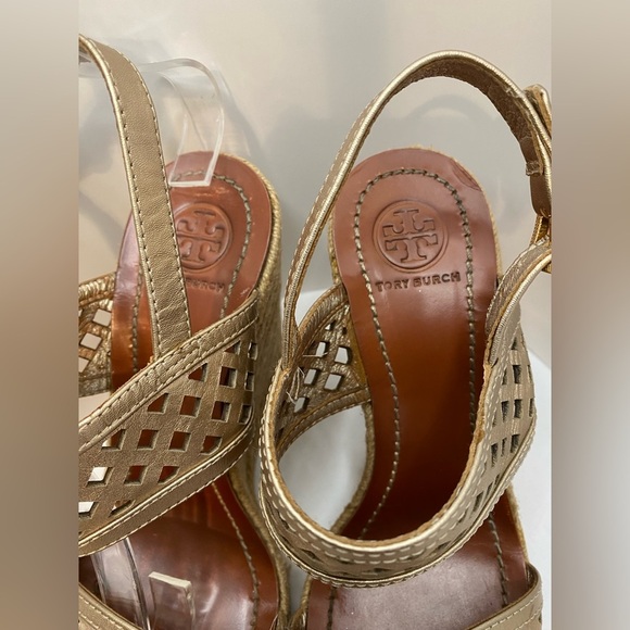 - Tory Burch espadrilles wedges size 7 - Picture 8 of 9